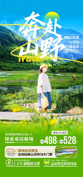 奔赴山野旅游海报