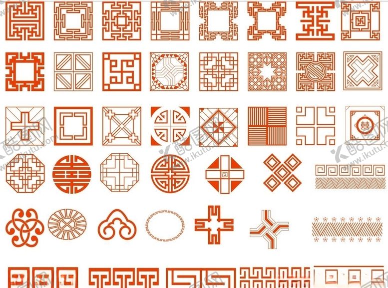 编号：80841909221612314860【酷图网】源文件下载-中国中式传统花纹纹理