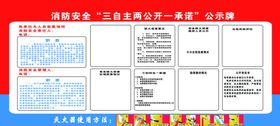 消防安全三自主两公开一承诺公示