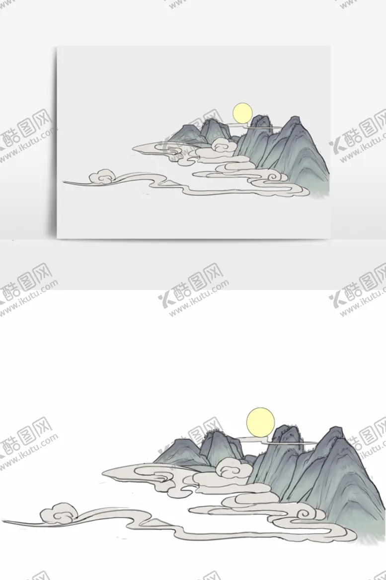 编号：44623210220116591255【酷图网】源文件下载-山水画