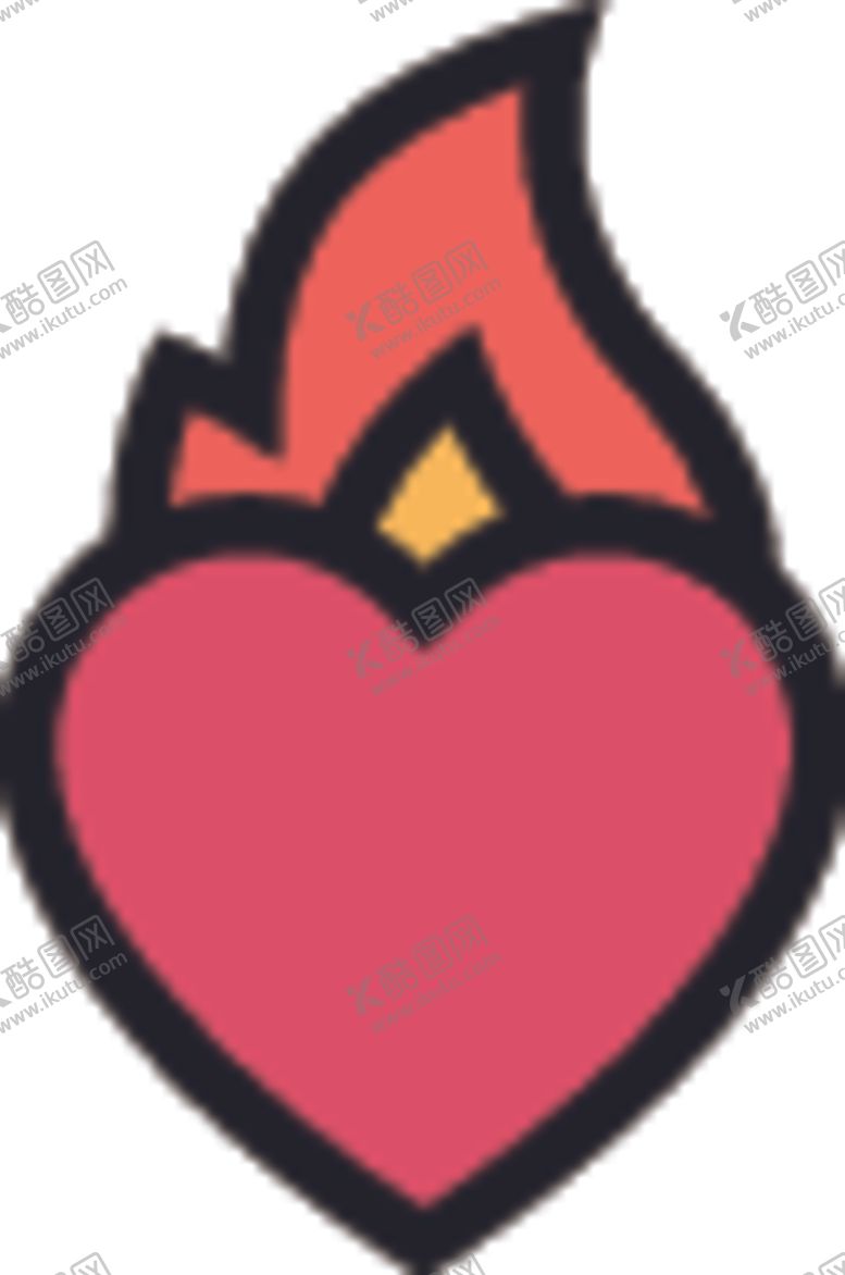编号：99744005120813226856【酷图网】源文件下载-爱心火焰