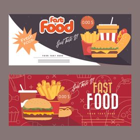 快餐宣传海报