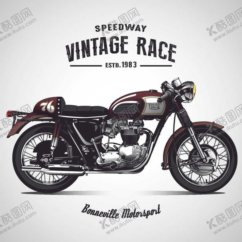 编号：77068509271057265098【酷图网】源文件下载-卡通摩托车