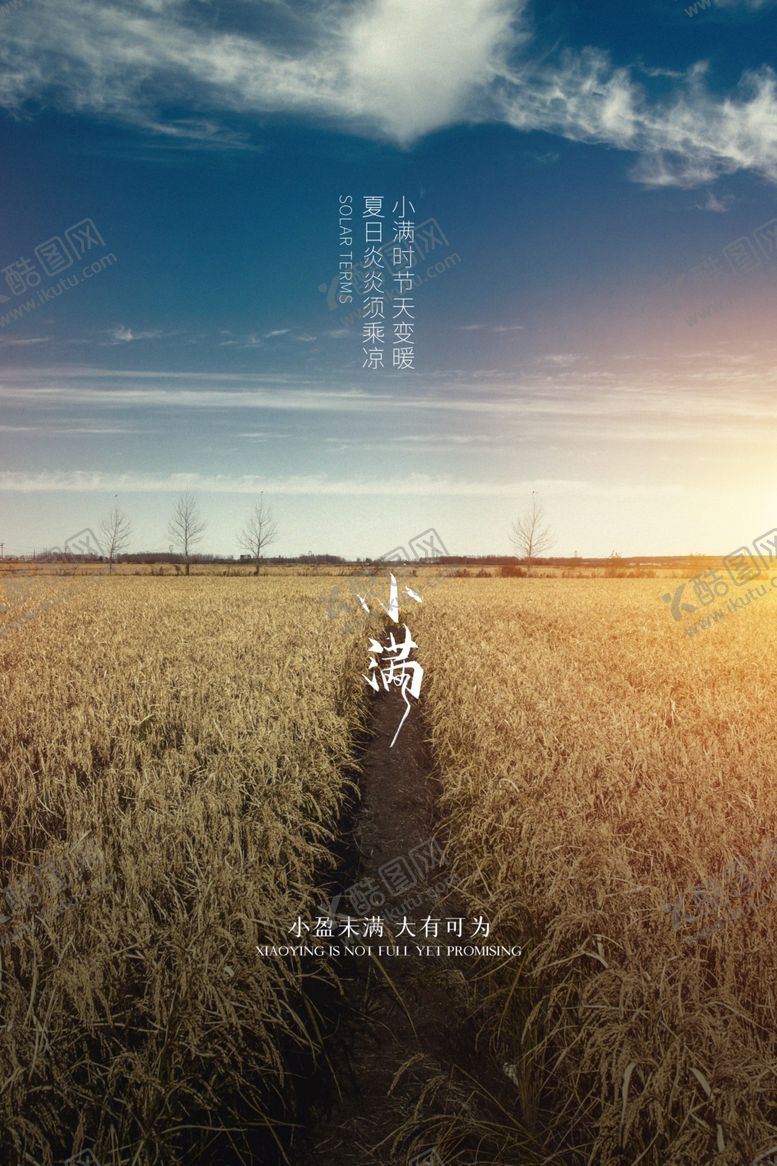 编号：20335807091614182663【酷图网】源文件下载-小满节气海报