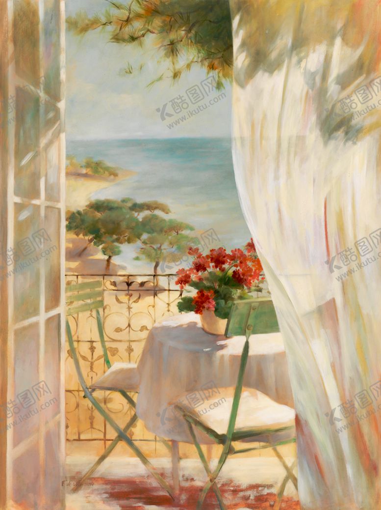 编号：78504810141439239190【酷图网】源文件下载-风景油画手绘插画装饰画