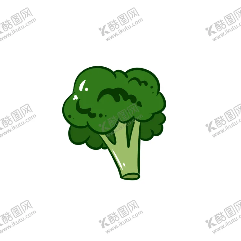 编号：10866702122047275613【酷图网】源文件下载-卡通手绘青菜花菜