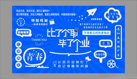 毕业季主题创意黑板设计