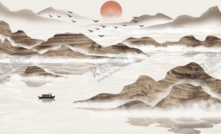 编号：91046209170241164813【酷图网】源文件下载-山水画   