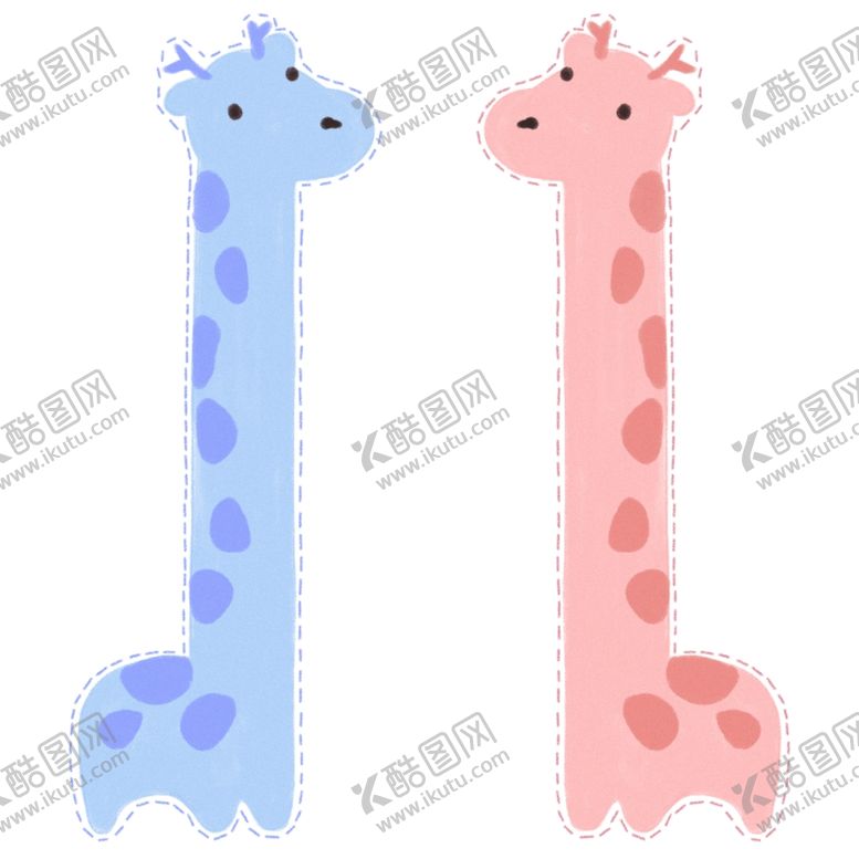 编号：63249701201506558316【酷图网】源文件下载-卡通儿童画长颈鹿动物