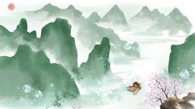 中式山水画