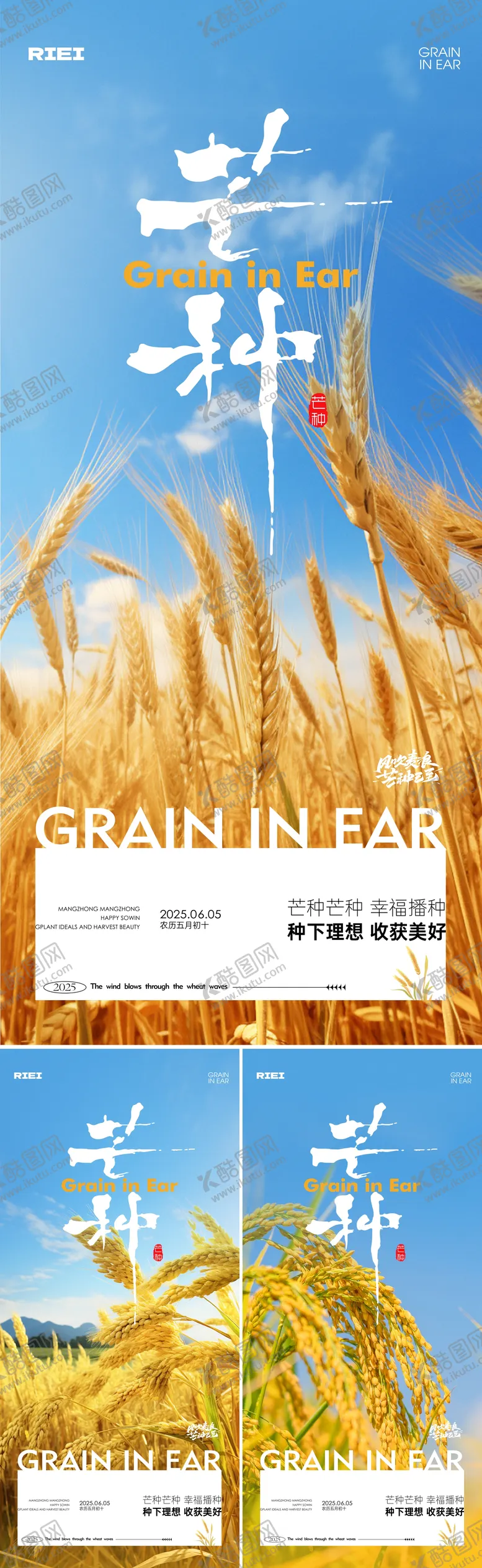 编号：55332206151828327509【酷图网】源文件下载-芒种节气海报
