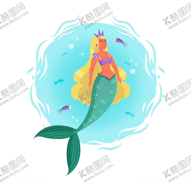 编号：56670106270413238525【酷图网】源文件下载-美人鱼