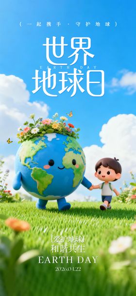 世界地球日海报