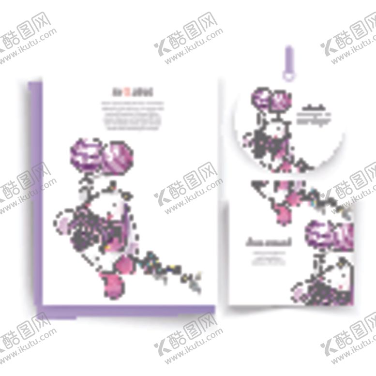 编号：49407109281925213440【酷图网】源文件下载-水彩动物卡片