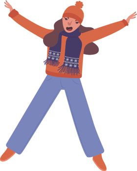 冬天服饰保暖卡通人物穿装的人