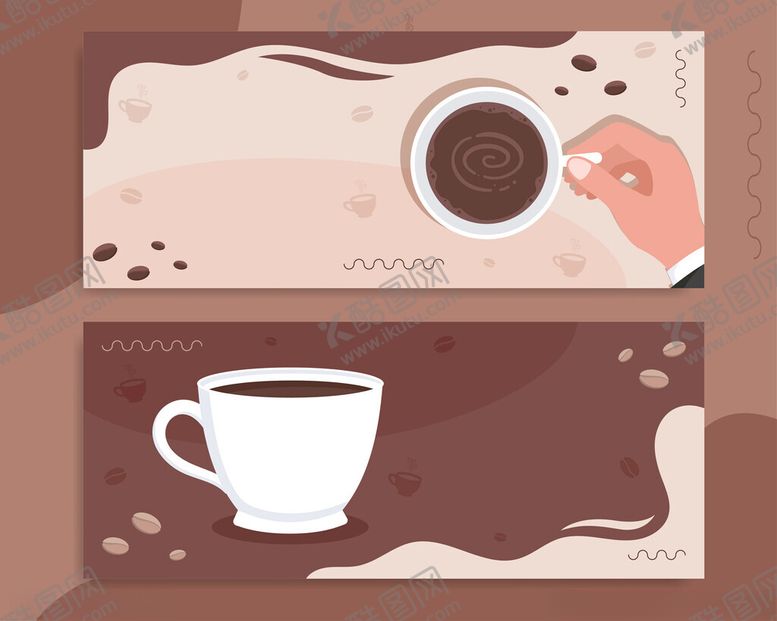 编号：78289304011815415605【酷图网】源文件下载-手绘咖啡背景