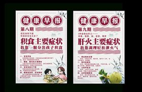 复古小儿健康早报