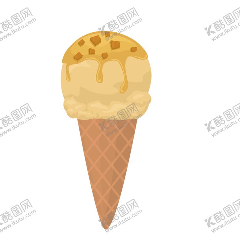 编号：67973905040808206085【酷图网】源文件下载-手绘矢量冰激凌插画图片