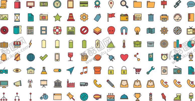 编号：66464810150734303117【酷图网】源文件下载-简约图标