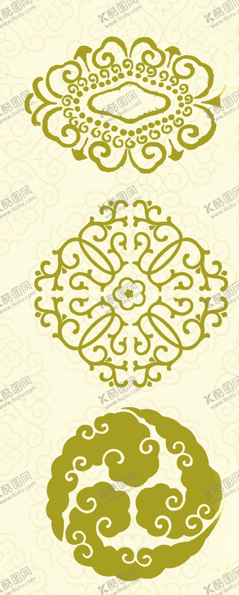 编号：87774207071216571971【酷图网】源文件下载-中式花纹图案