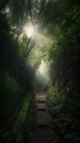 热带雨林风叶子花