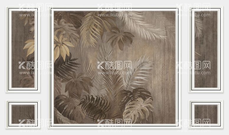 编号：39051912201344234412【酷图网】源文件下载-植物带框背景