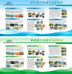 学校简介校园文化宣传栏