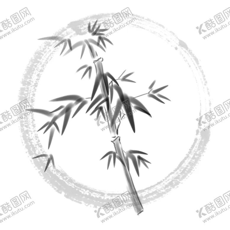 编号：99053707011853515196【酷图网】源文件下载-水墨竹子