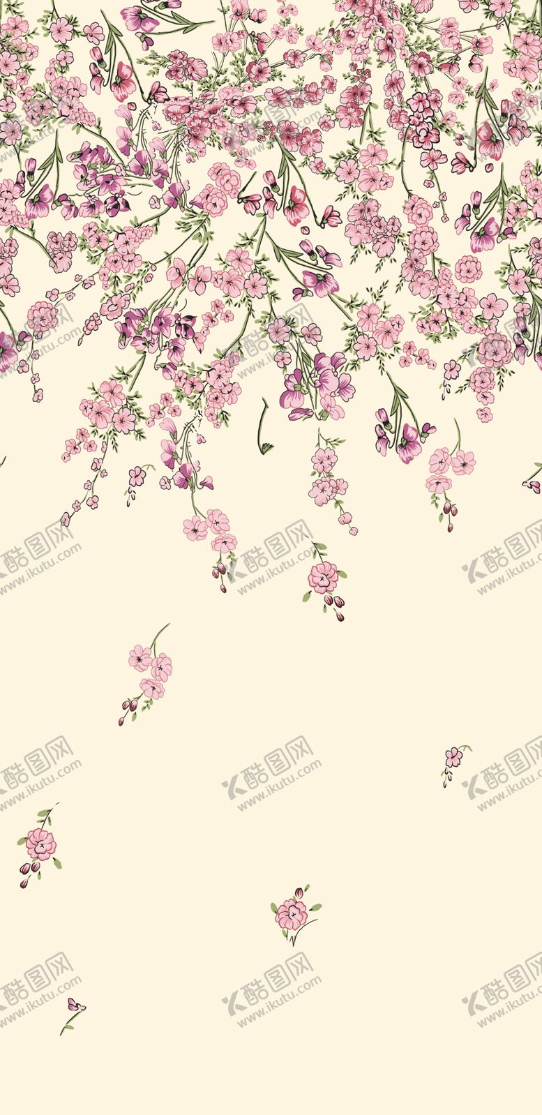 编号：85918812100216025376【酷图网】源文件下载-双边定位碎花