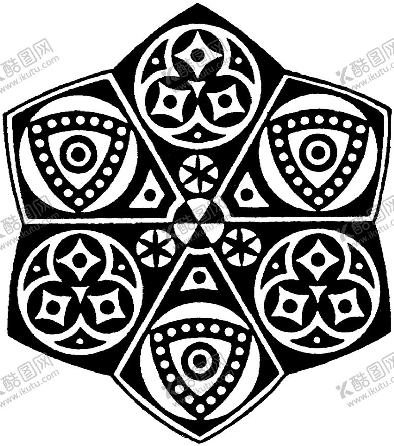 编号：73378109111931006312【酷图网】源文件下载-镂空花图案