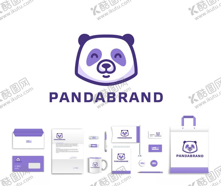编号：56967311251548342866【酷图网】源文件下载-熊猫品牌视觉识别系统设计
