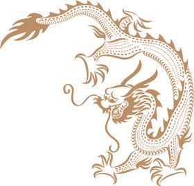 龙团龙凤龙印刷烫金底纹背景纹图