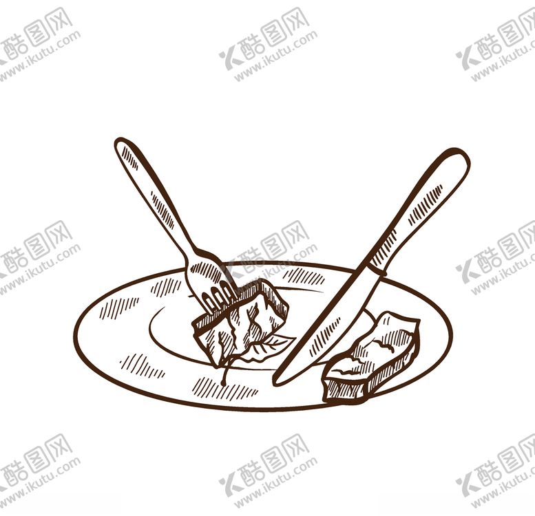 编号：40082310090024304591【酷图网】源文件下载-刀叉