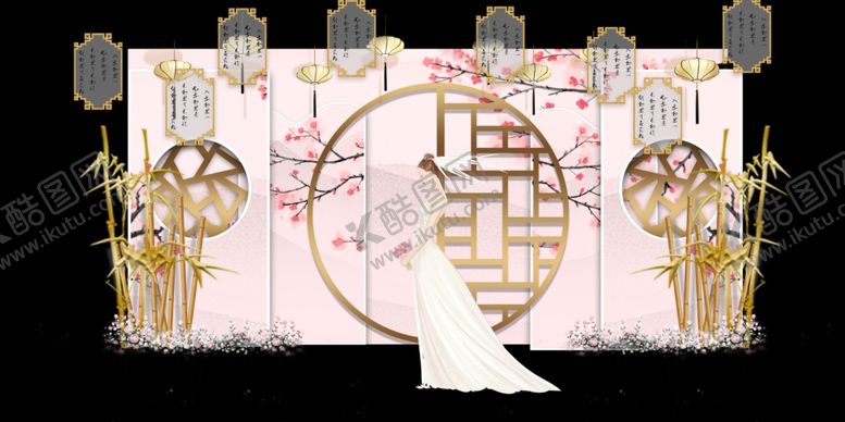 编号：45081705132248126431【酷图网】源文件下载-粉色主题婚礼会场