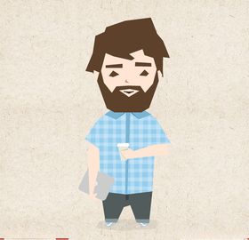 矢量人物扁平人物职业人物