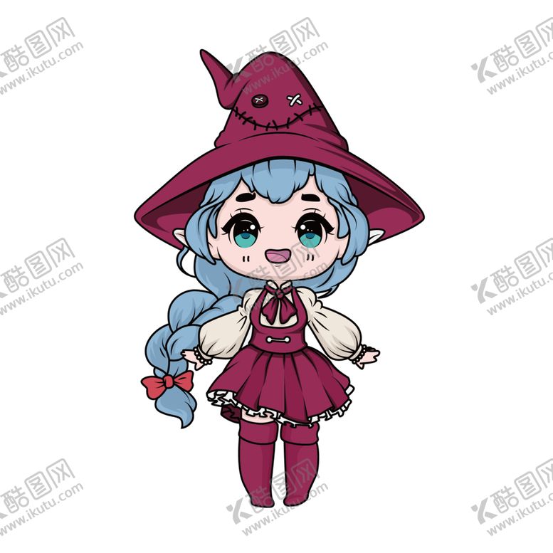 编号：71684109270043541315【酷图网】源文件下载-万圣节女巫