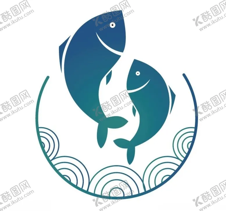 编号：21443804220307024660【酷图网】源文件下载-鱼标志