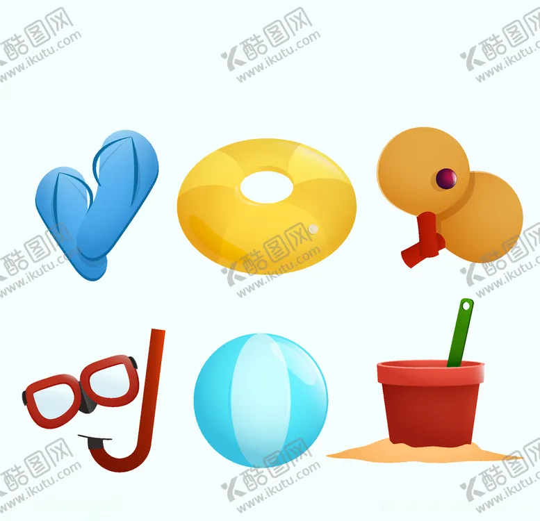 编号：37312106250222315464【酷图网】源文件下载-夏日元素