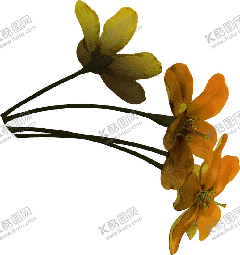 编号：73926809280509188164【酷图网】源文件下载-暗黑风植物花朵