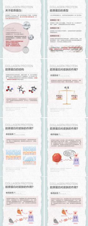 胶原蛋白小常识分享海报