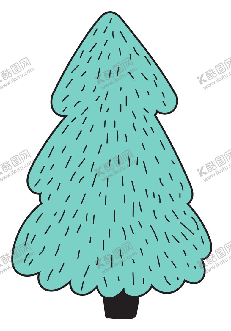编号：57085510032222494031【酷图网】源文件下载-卡通圣诞树
