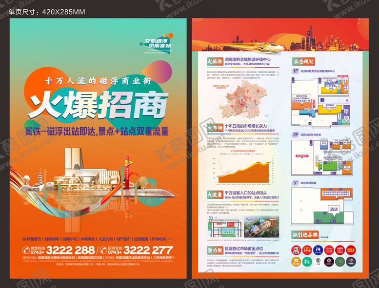 编号：91943411170525437642【酷图网】源文件下载-地产招商DM宣传单