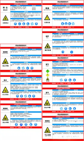 职业危害告知卡