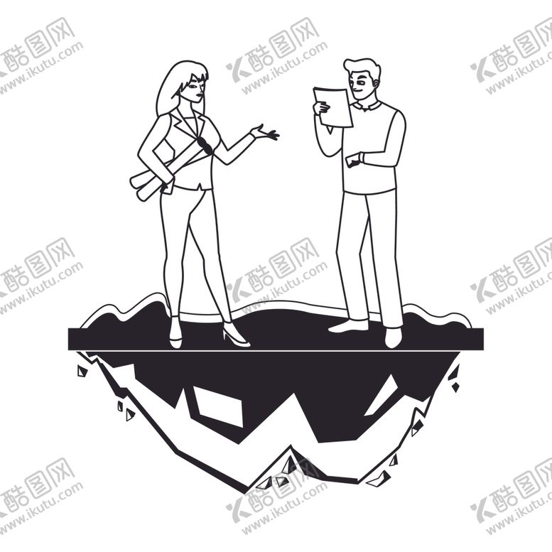 编号：76550810311019546985【酷图网】源文件下载-矢量人物素材