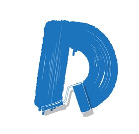 矢量水泥颜料字母