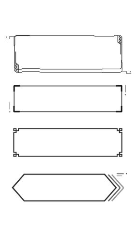 科技感边框几何图案边框元素
