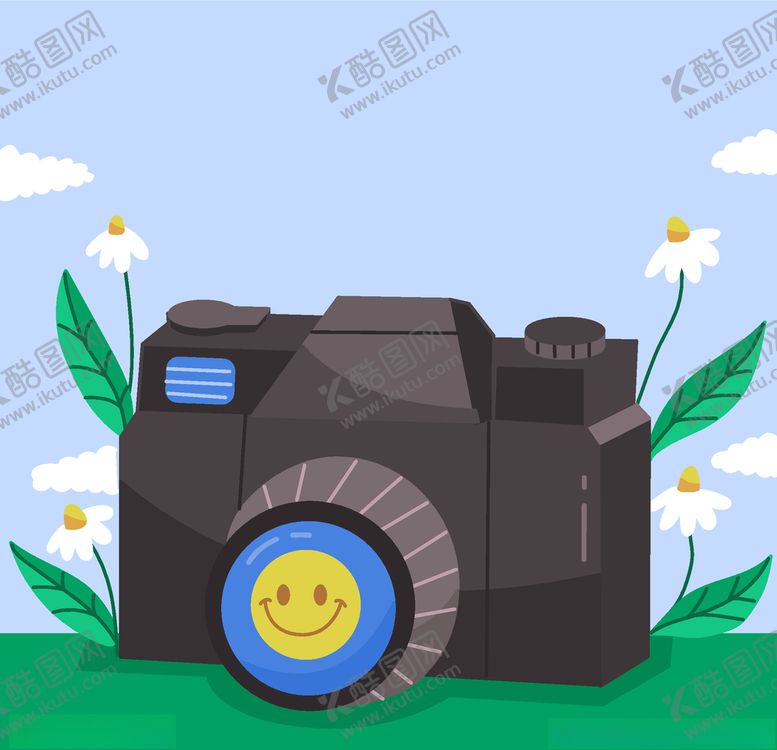 编号：91663309302111073608【酷图网】源文件下载-卡通照相机