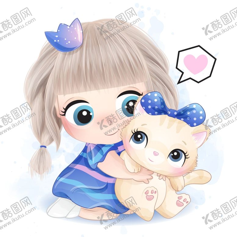 编号：76158910062308093912【酷图网】源文件下载-卡通女孩布偶