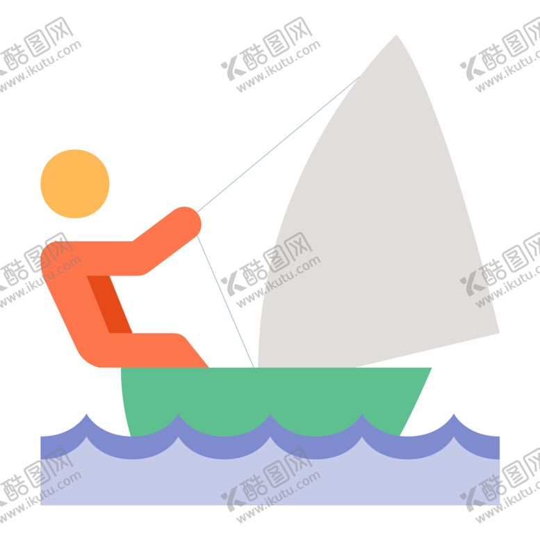 编号：28435907071434302643【酷图网】源文件下载-帆船运动标志图形图标装饰素材