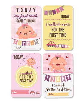 可爱宝宝生日卡片设计